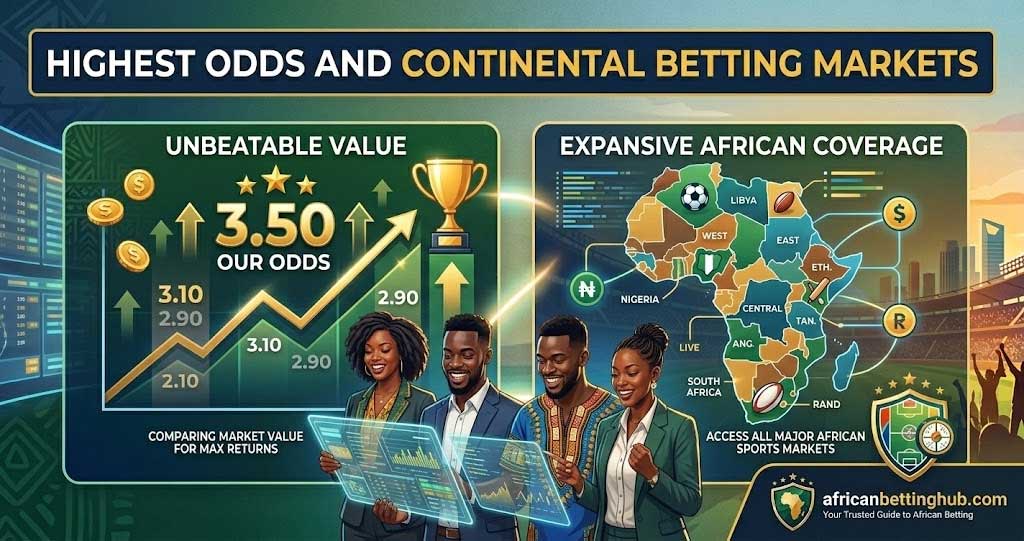 Highest Odds and Continental Betting Markets Highest Odds and Continental Betting Markets